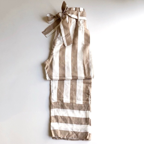 J. Crew Point Sur Stripe Paperbag Waist Pants - Picture 9 of 14
